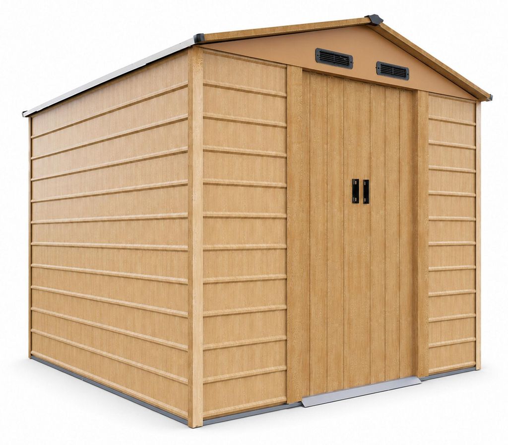 Aga Casetta da giardino 278x215x238 cm Marrone Immagine del prodotto 
