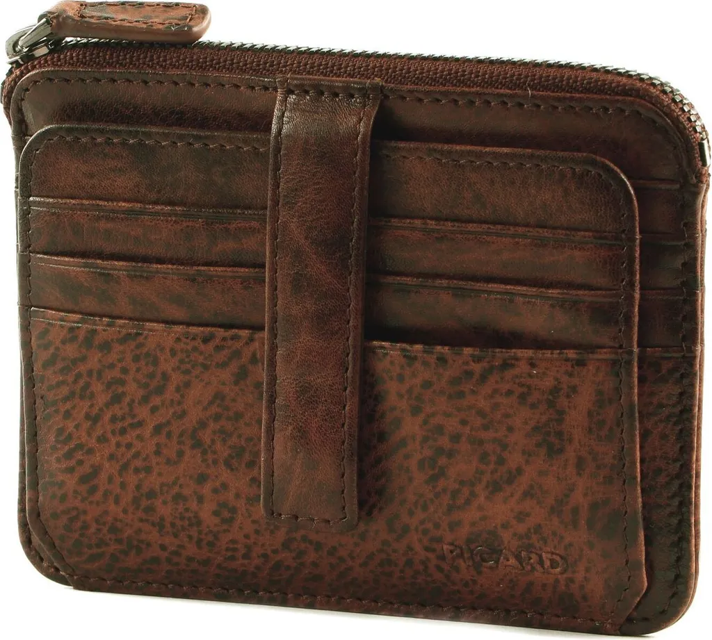 PICARD Hans 1 Porta Carte di Credito in Pelle Tabak Marrone | Shop Online