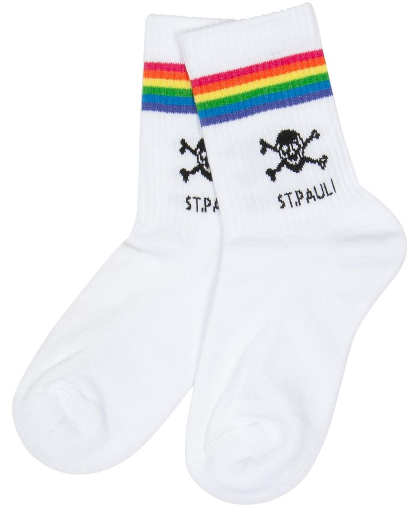 FC St. Pauli Socken Tennis TK Regenbogen, Original Produktbild 