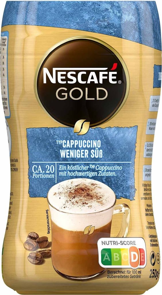 Nescafé Gold  Typ Cappuccino weniger süß | 250g Dose Produktbild 9