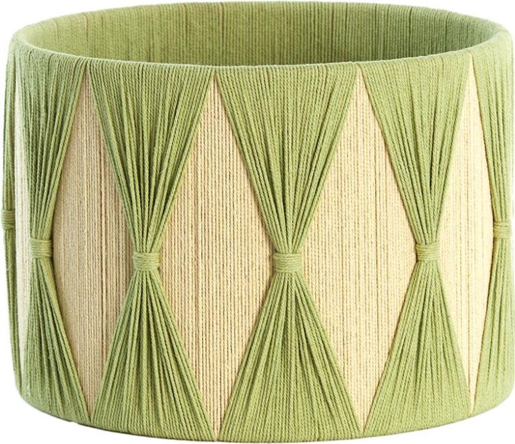 Light & Living - lampenschirm - Hannah - grün - textil - Ø 25cm - E27 - 2225621