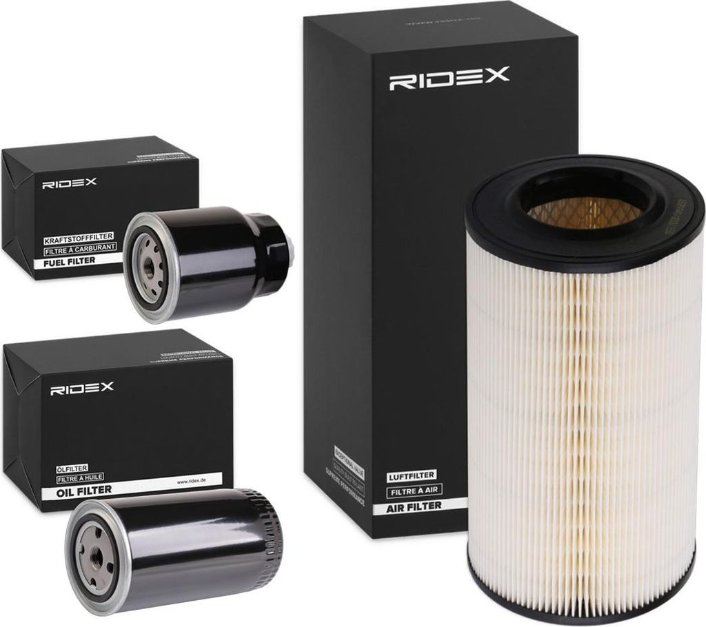 RIDEX Filterset Inspektionspaket Filtersatz für FORD MAVERICK (UDS, UNS) für NISSAN TERRANO II (R20)