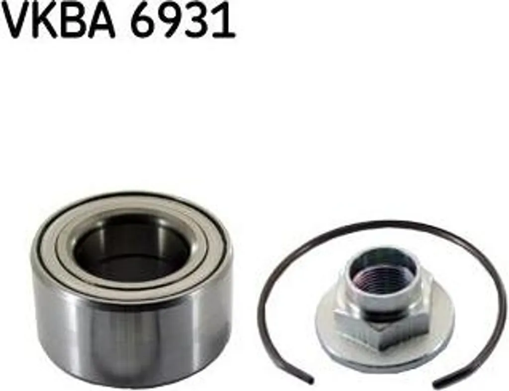 Kit Roulement de Roue SKF VKBA 6931 - Remplacement OE 5172002000