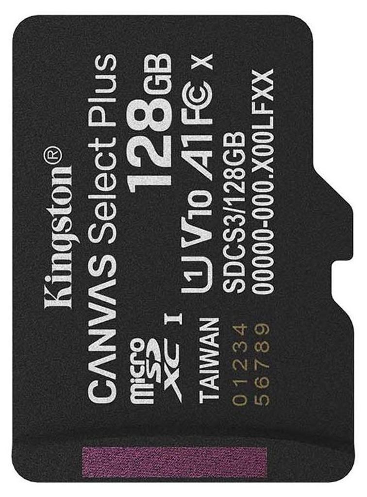 Kingston Technology 128GB micSDXC Canvas Select Plus Gen3 Produktbild 