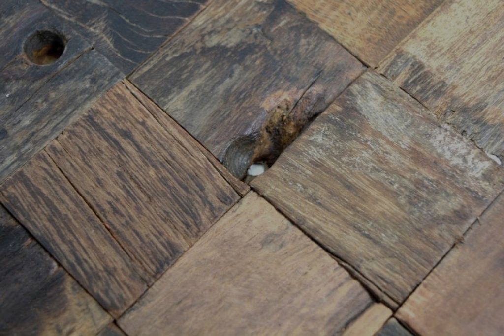 Handmuster Holz Mosaik boot Old Wood HolzMosaikfliese Wand Fliesenspiegel Küche Bad MOS160-23_m