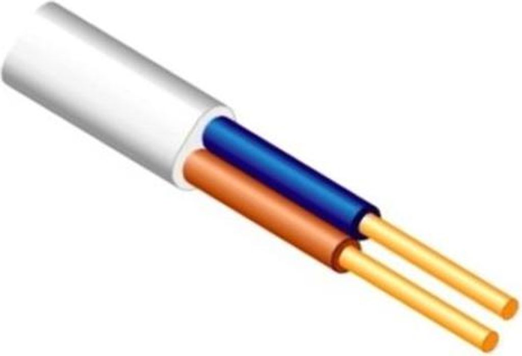 50m Flache Installationsleitung Kabel 2 x 1,5 mm YDYp flach Produktbild 