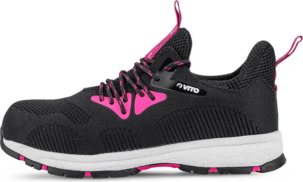 Baskets de sécurité Femme S1P Rose Taille 39 PINK VITO Coque Composite