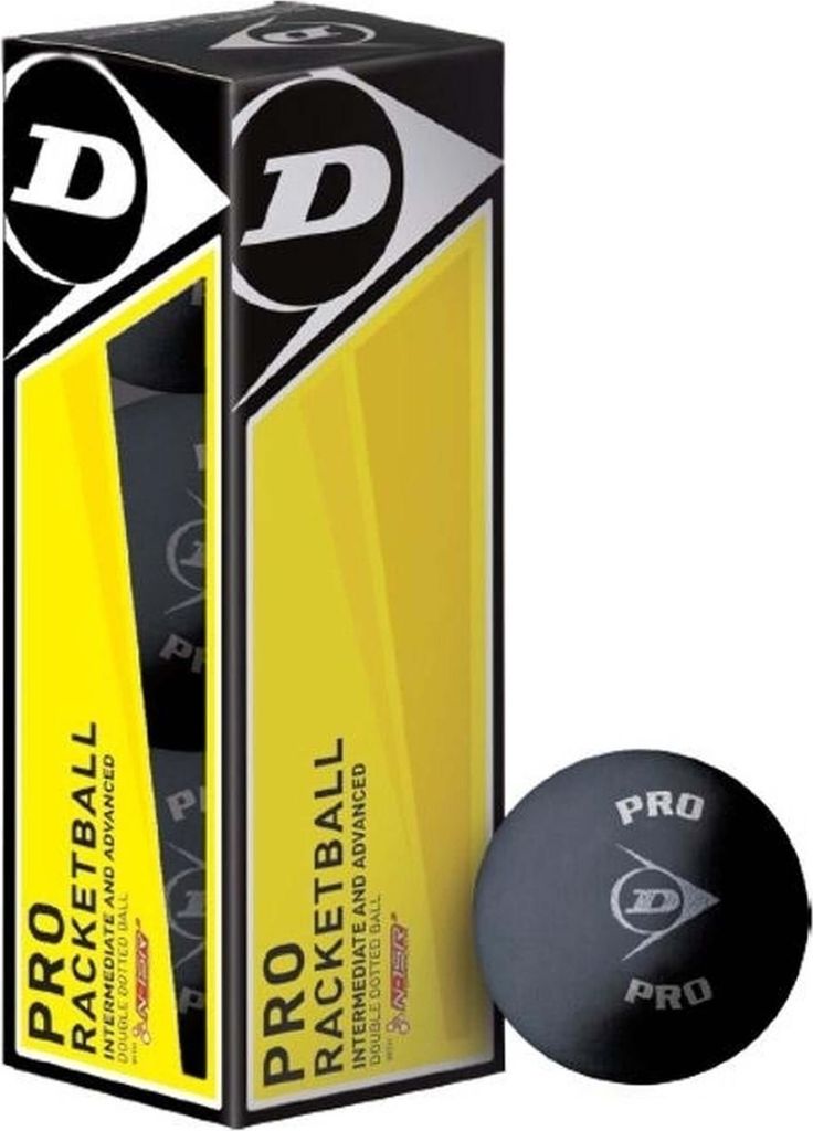 Dunlop Racquetball Balls 762034 in Black color size Talla unica