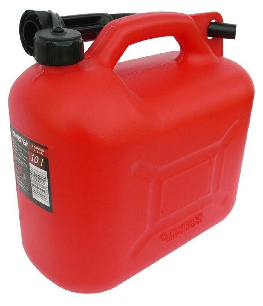 10l Kanister Kunststoff Reserve Kraftstoff Benzin Diesel Produktbild 