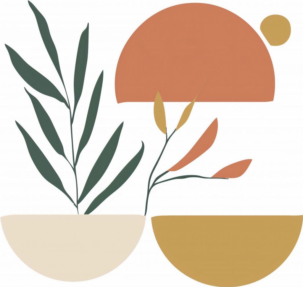 Plakat 100x75cm Verblühte Farbtöne