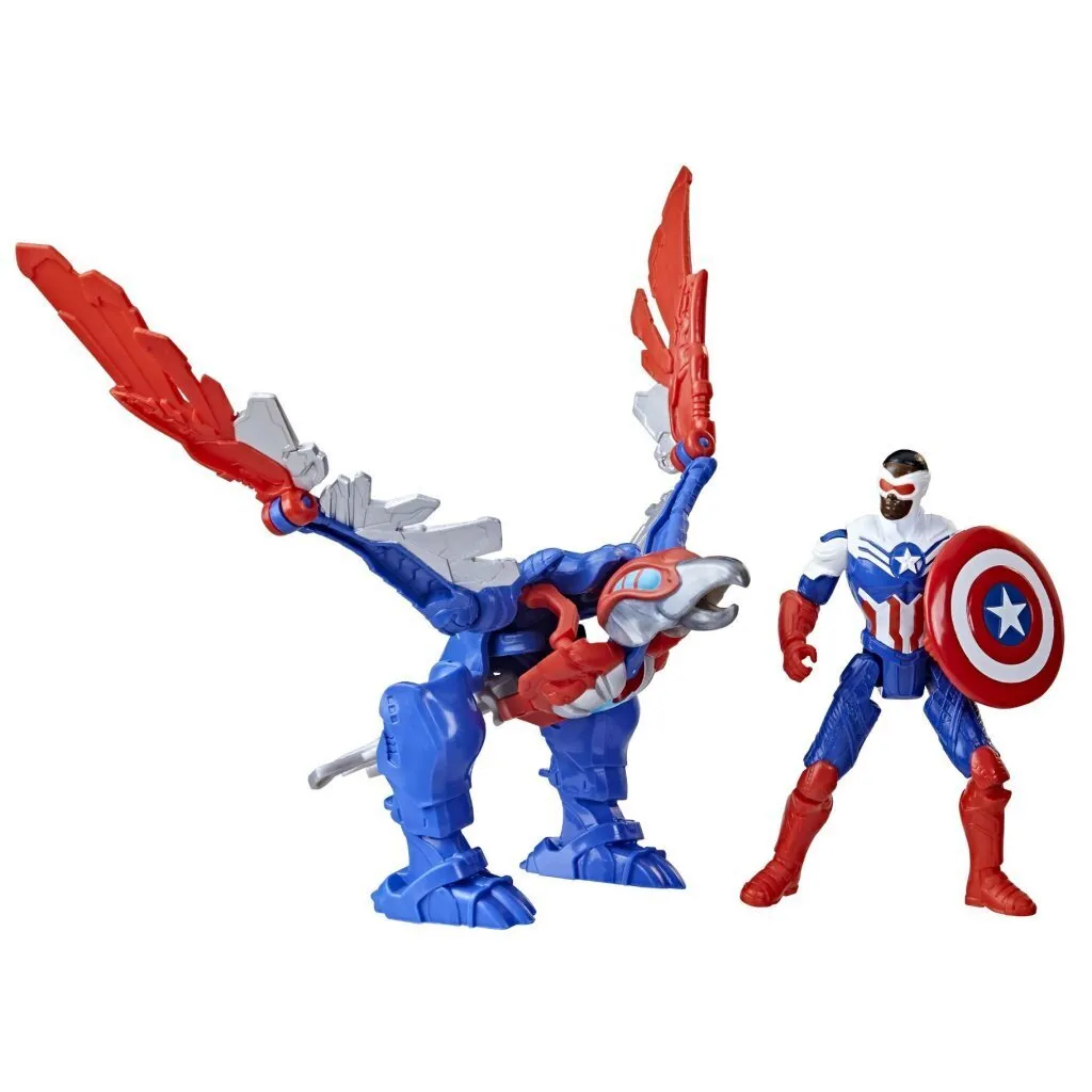 Marvel Captain America Mechasaurus Figurine Articulée et Combinable - 9