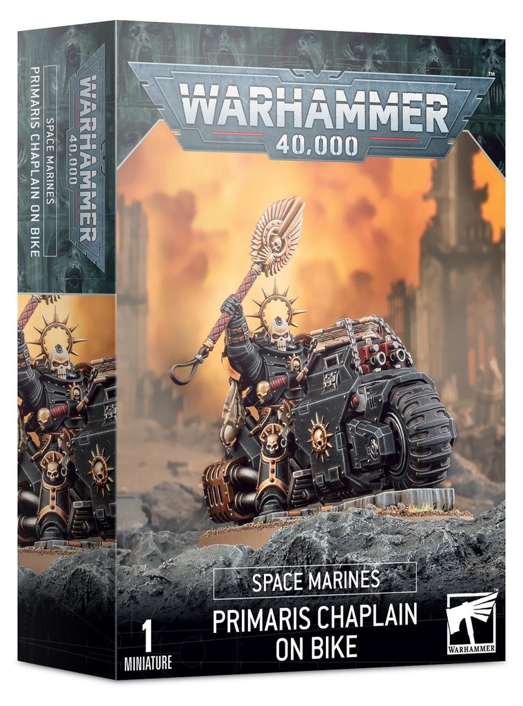 Games Workshop Primaris Chaplain on Bike, Figurka Zdjęcie produktu 