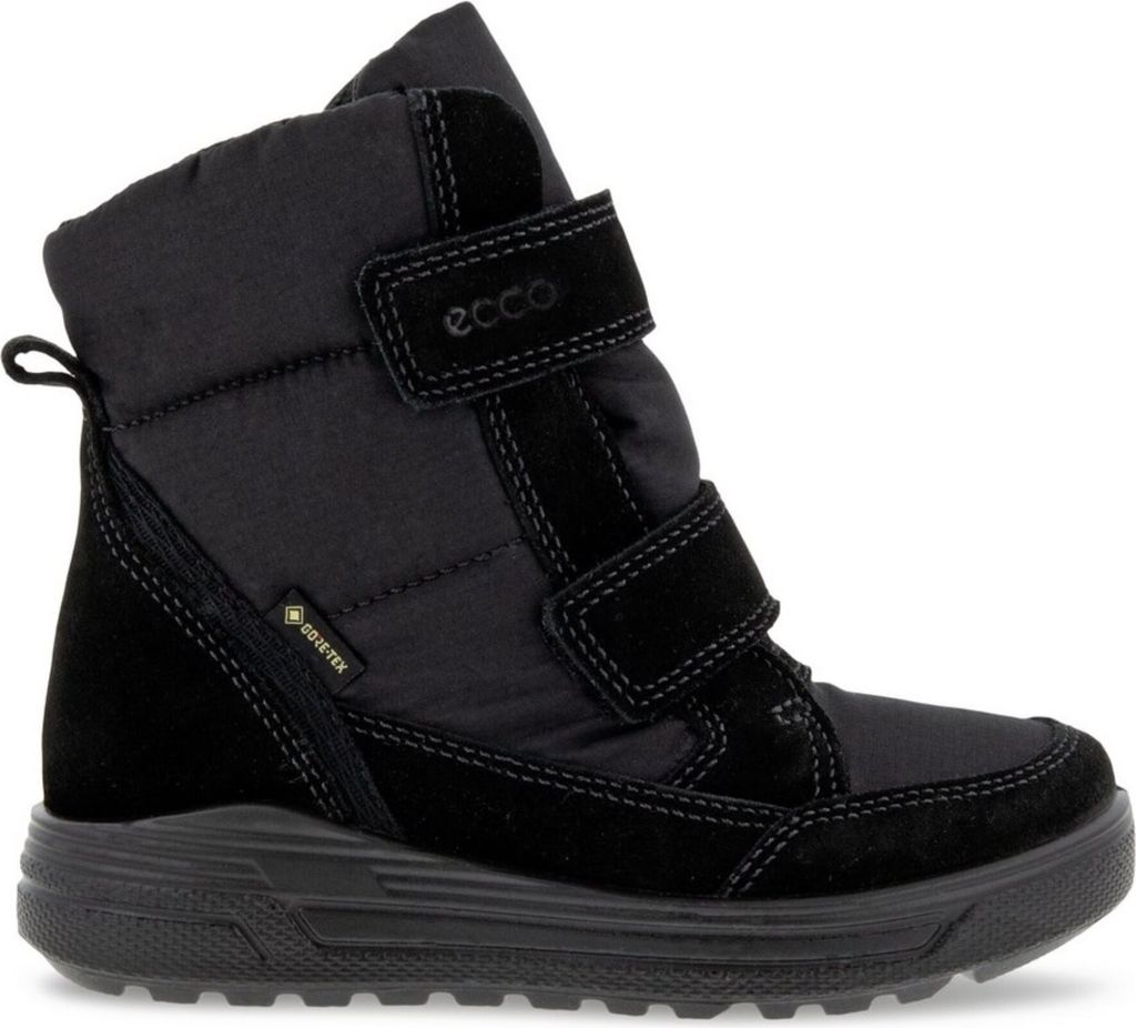 Ecco Kinder Winterstiefel URBAN SNOWBOARDER Schwarz Rauleder Textil Mix Größe: 27
