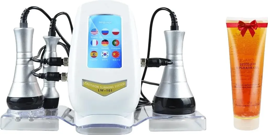 Cavitation ultrasonique de beauté 3-en-1 avec rajeunissement de la peau
