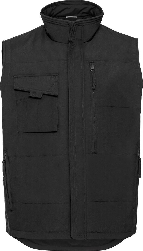 Russell - Weste für Herren PC5692 (4XL) (Schwarz)