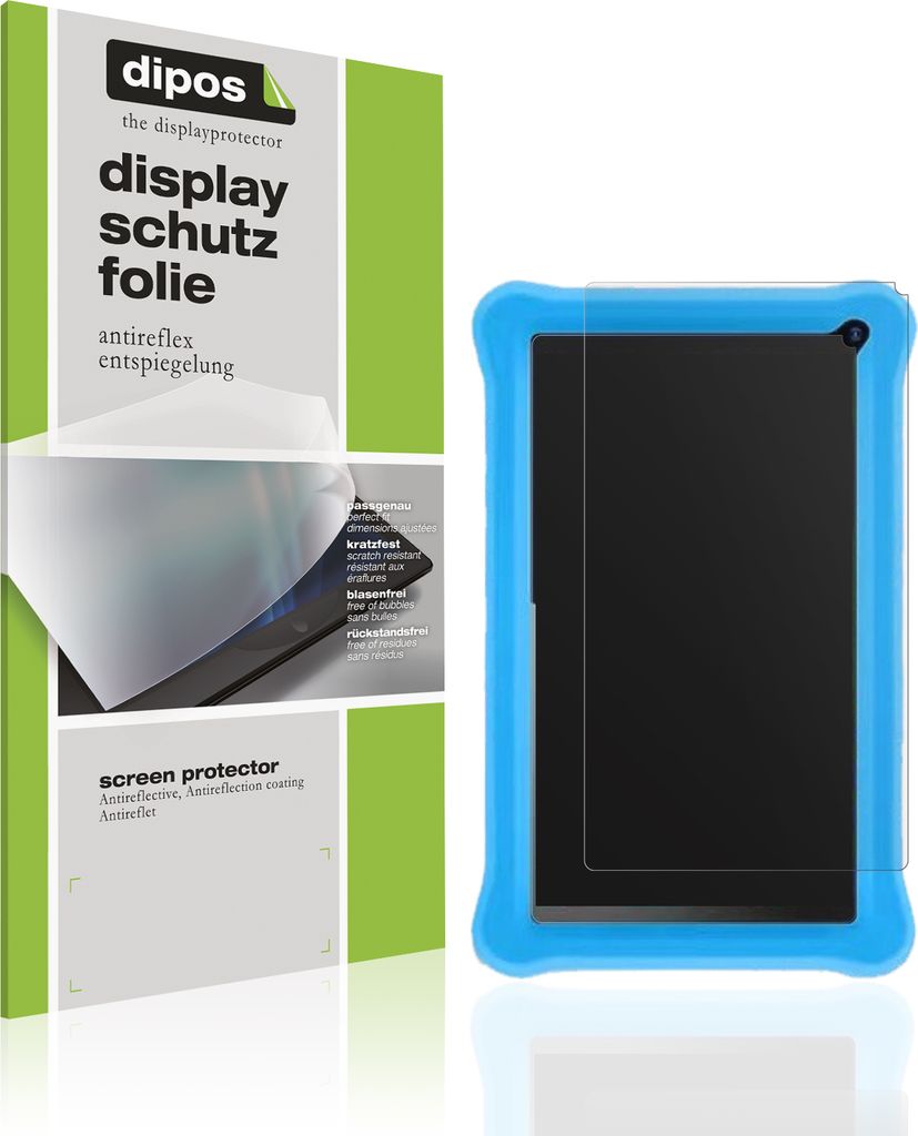 2x Schutzfolie für Sumtab Kinder Tab 7 Zoll matt Displayschutzfolie Folie Display Schutz dipos