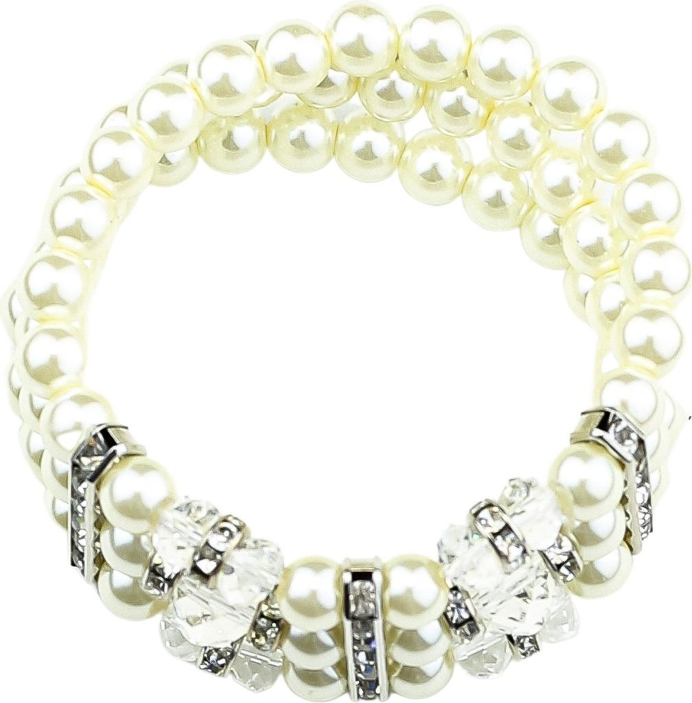 Armband Alice mit Perlen und Strass von collezione Produktbild 