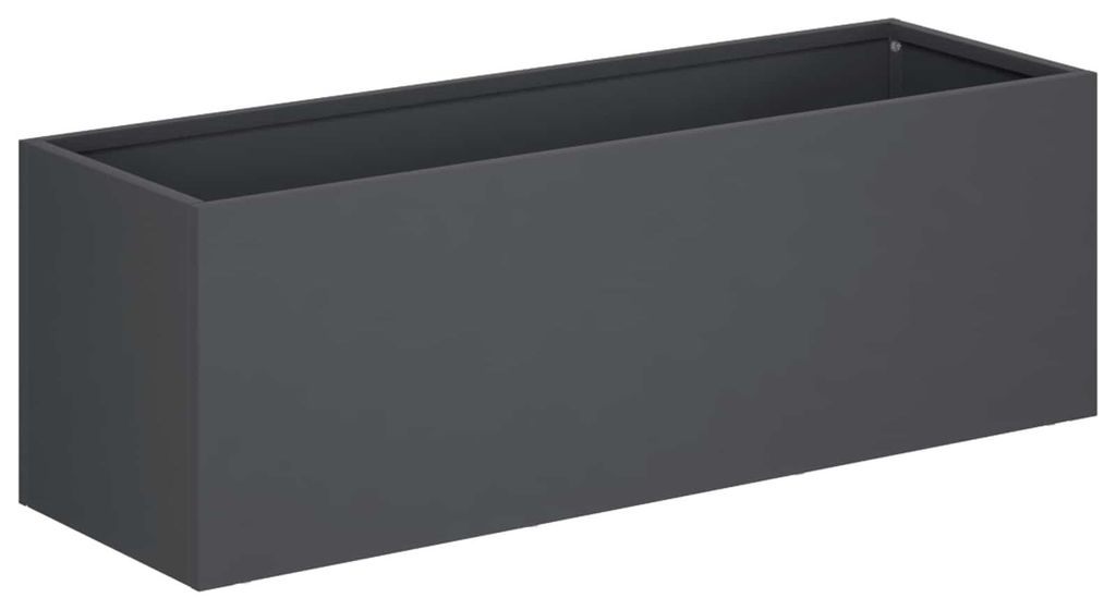 vidaXL Pot de jardin anthracite, 60 x 20 x 20 cm Image du produit 
