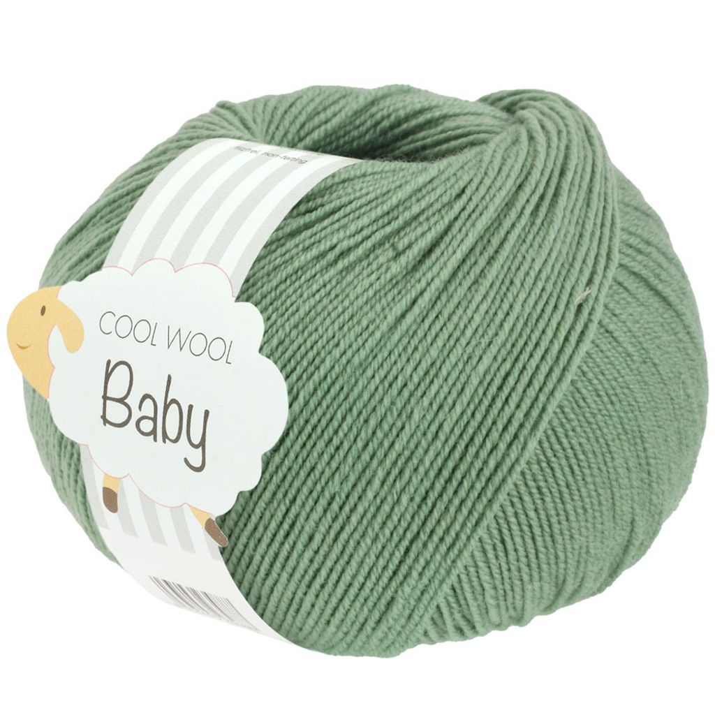 Lana Grossa Cool Wool Baby 50 g (Schurwolle Merino), Farbe:297 - Resedagrün
