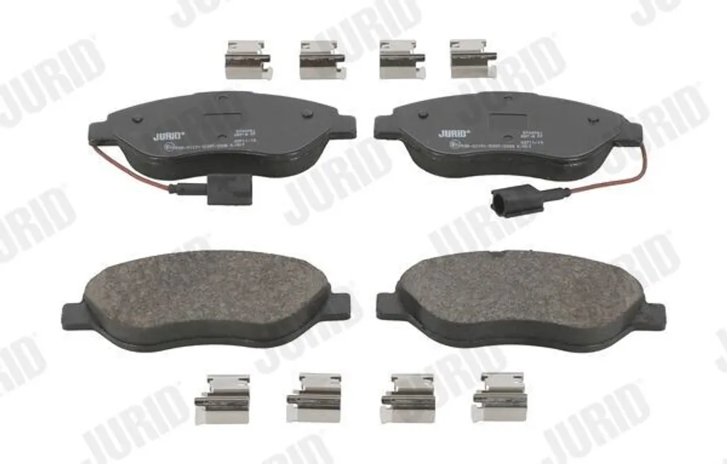 Plaquettes de frein avant JURID 573076J pour Fiat Bravo II 198