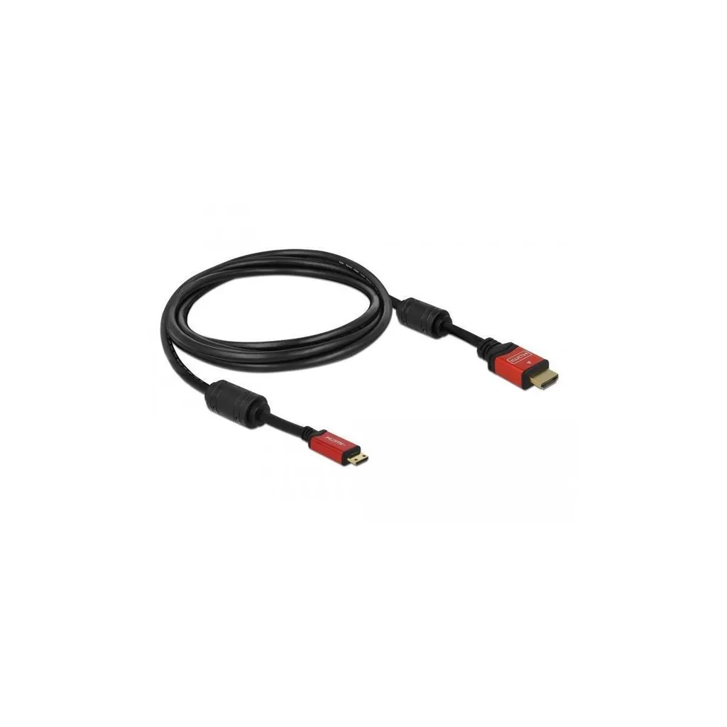 DELOCK Câble HDMI A vers HDMI C Mâle Mâle de 3m - Haute Résolution 4K