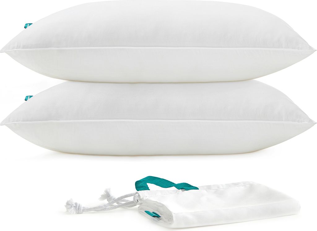 SONGMICS Kopfkissen 40 x 80 cm, 2er Set, Füllung 800 g, Produktbild 8