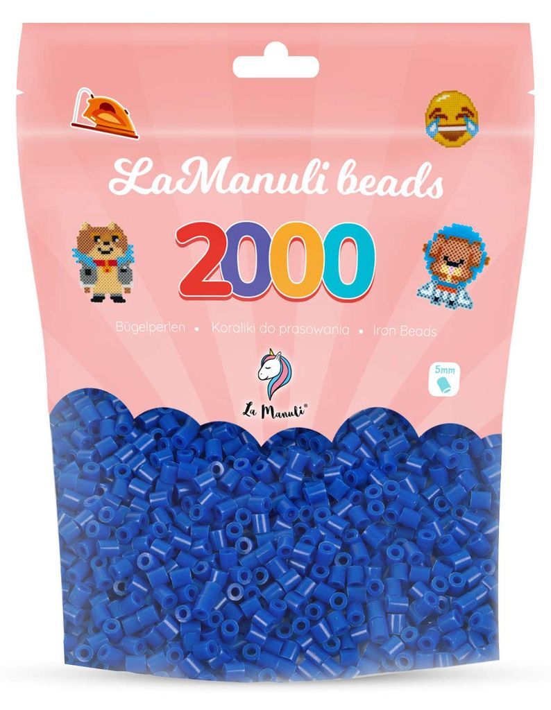 Bügelperlen 2000 DUNKELBLAU [LA.W17] Produktbild 