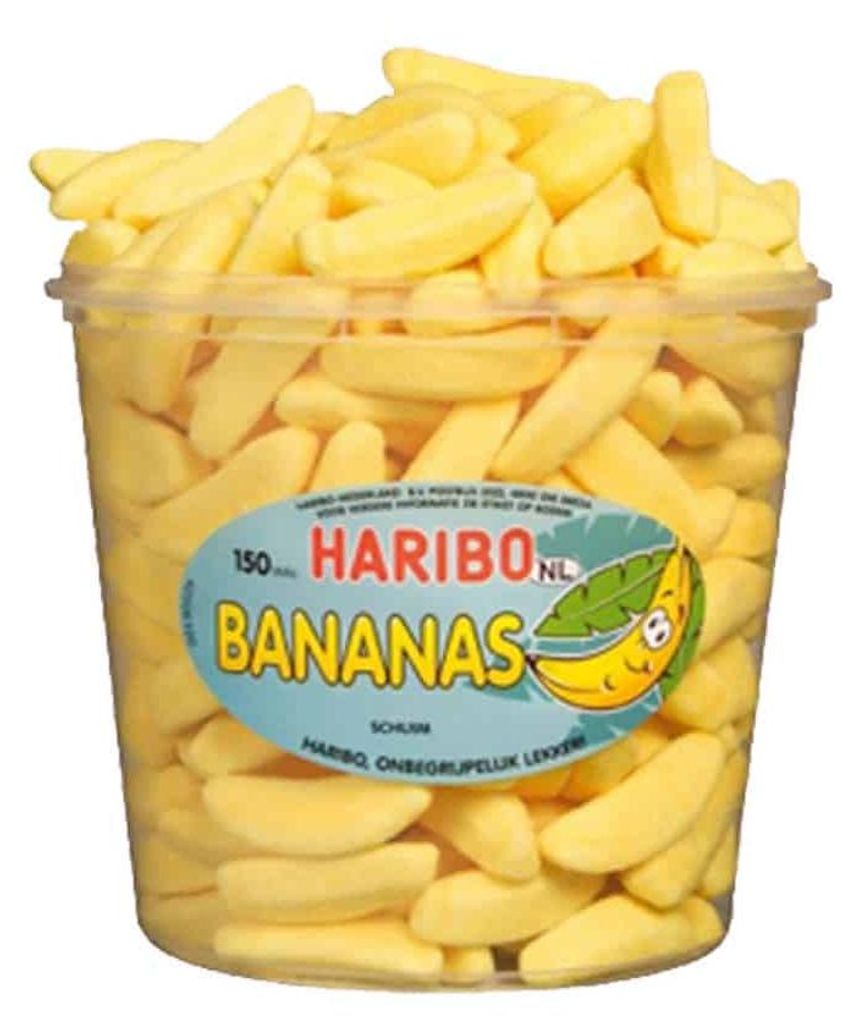 Gesuikerde Bananen - 150 stuks Productafbeelding 