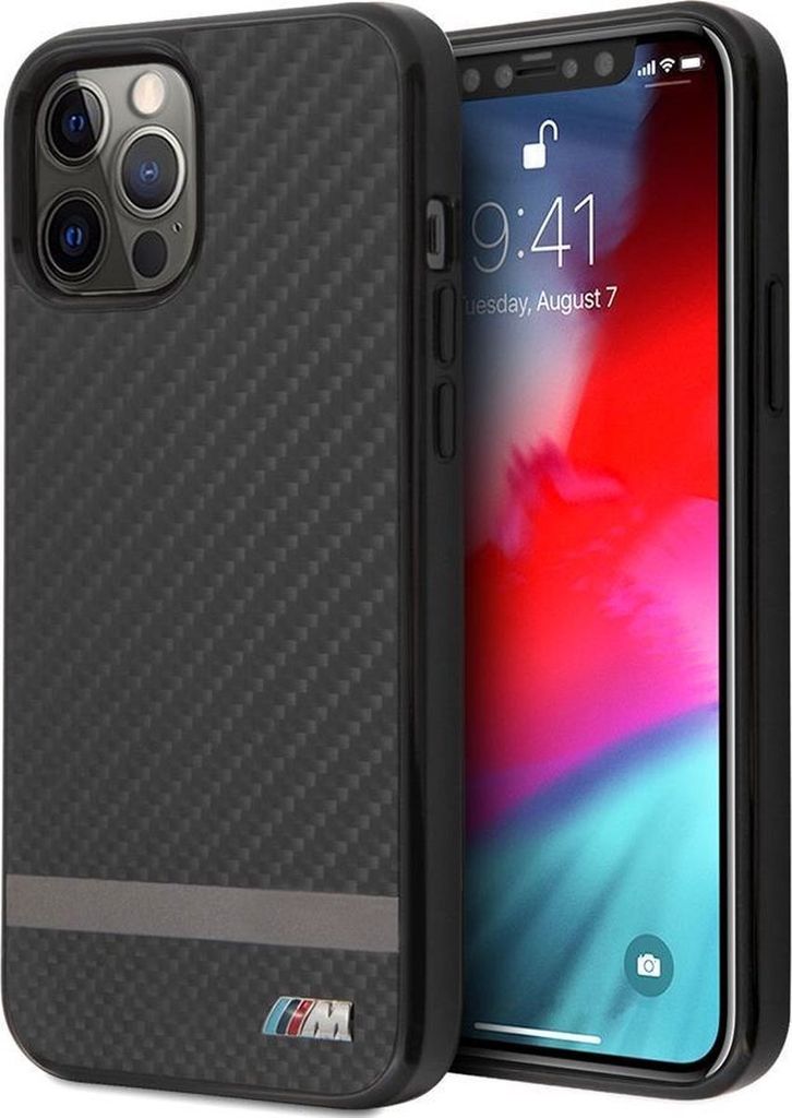 Étui BMW BMHCP12LASCFBK pour iPhone 12 Pro Max 6,7 pouces, Image du produit 