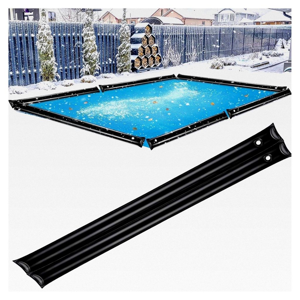Wasserbeutel für Schwimmbadabdeckungen, Winter Schwimmbadabdeckung Wasserschlauch - Doppelreihige Gewichte für Hausbesitzer, Hausverwalter und pr...