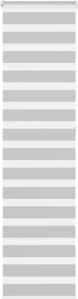 Maison Exclusive - Doppelrollo Hellgrau 65x230 cm Stoffbreite 60,9 cm Polyester