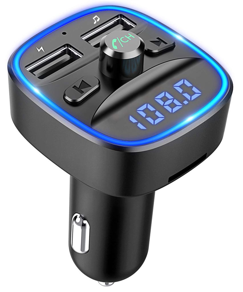 Bluetooth FM Transmitter Auto Ladegerät USB KFZ MP3 Player Freisprechanlage AUX