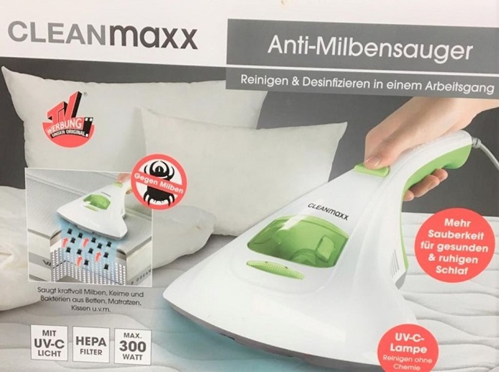 CLEANmaxx Milben-Handstaubsauger mit UV-C-Licht 300W Produktbild 10