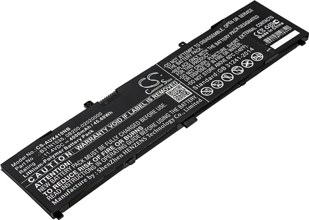 Batteria Ricambio Asus UX310UA TECHTEK - Risparmia e Rigenera il PC - 1