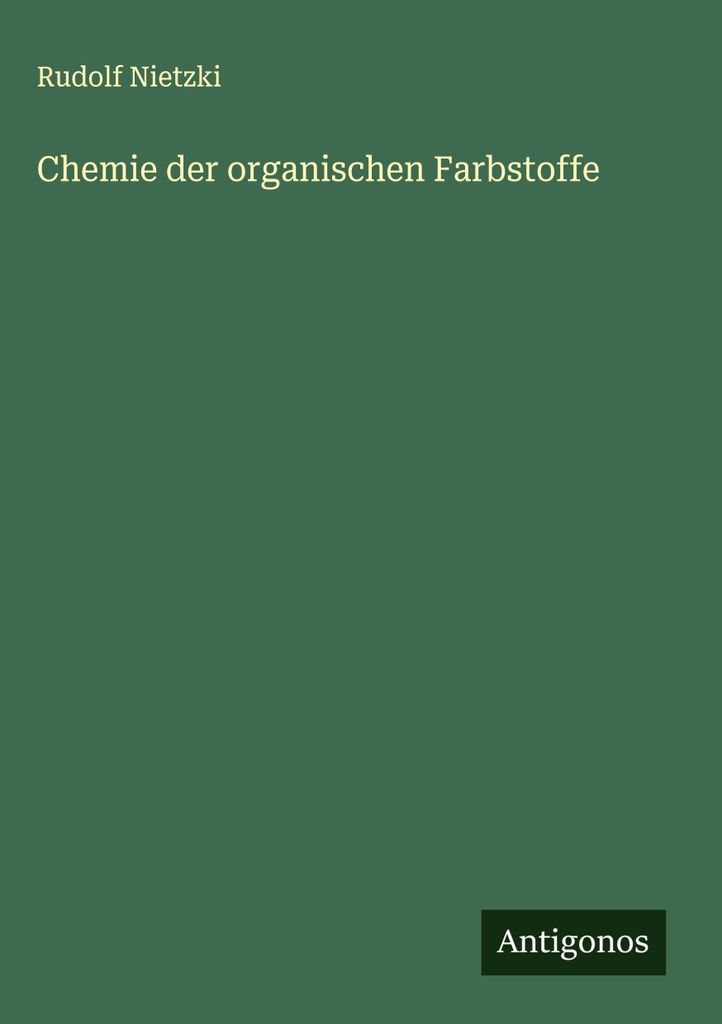 Chemie der organischen Farbstoffe