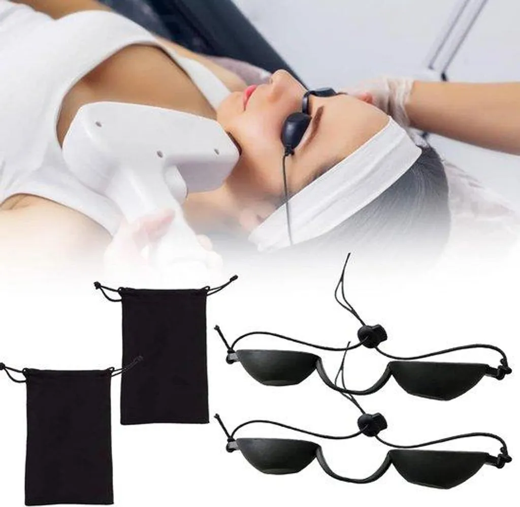 Lunettes de sécurité anti-UV en silicone souple noir pack de 2 ergonomique