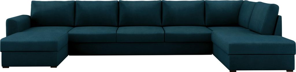 MIRJAN24 Ecksofa Wilma Large Premium, U-Form Polsterecke vom Hersteller, Schlafsofa mit zwei Bettkasten, Wohnlandschaft (Farbe: Piano 28, Seite: Re...