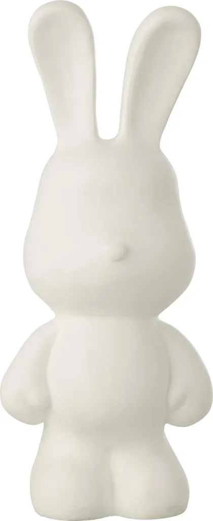 Lapin blanc Eddy J-Line moyen : la solution pour une étagère stylée