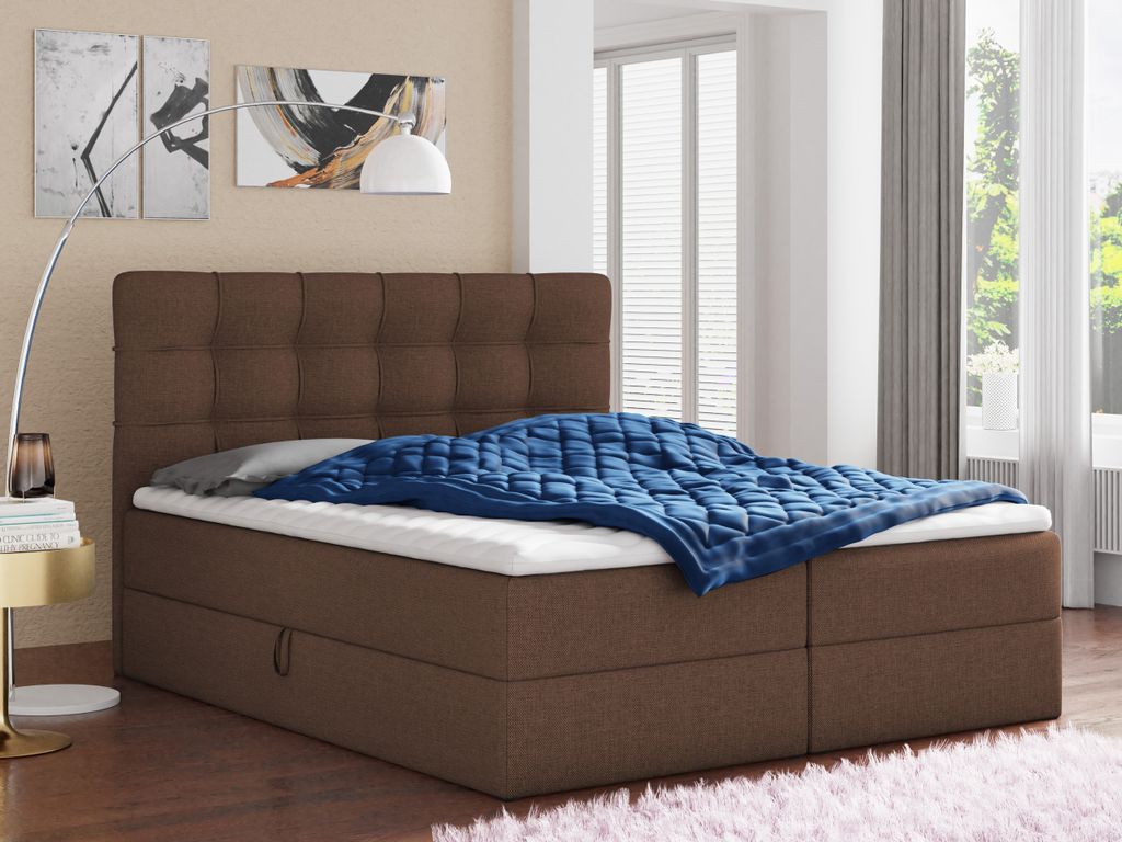 Boxspringbett Best mit 2 Bettkästen, Doppelbett mit Produktbild 