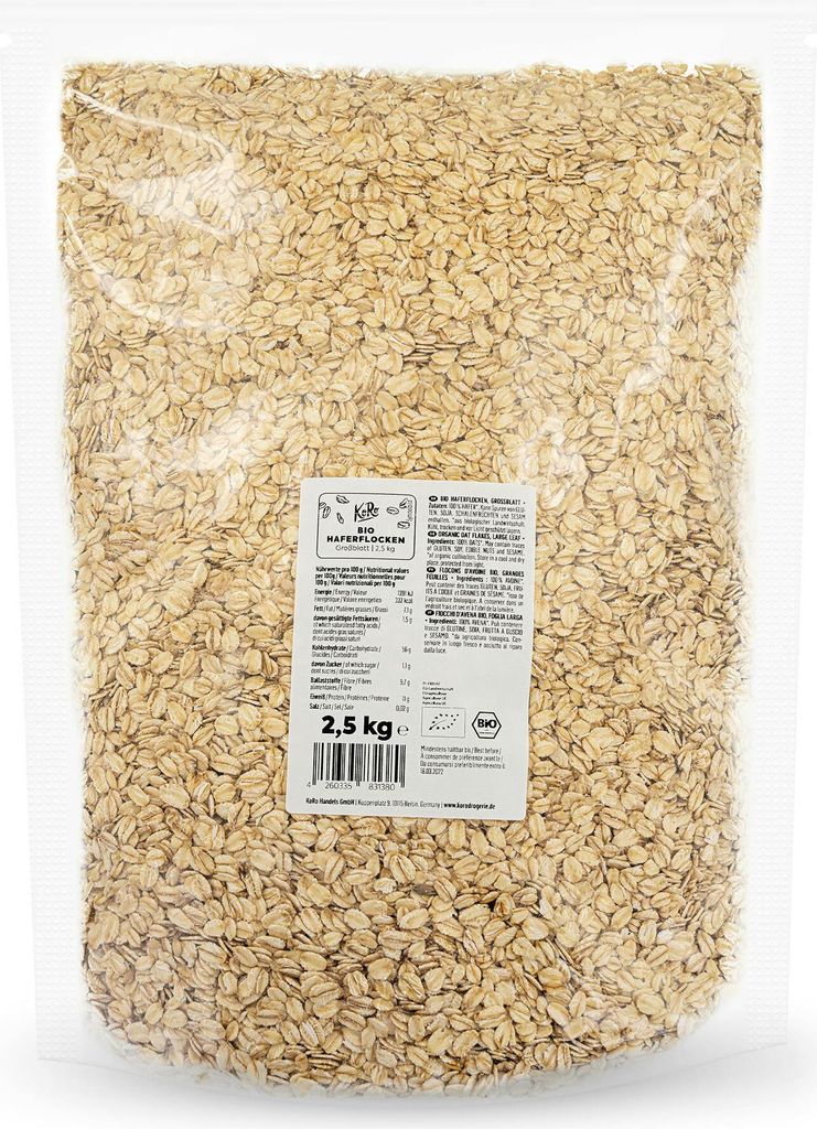 KoRo I Haferflocken Großblatt 2,5 kg
