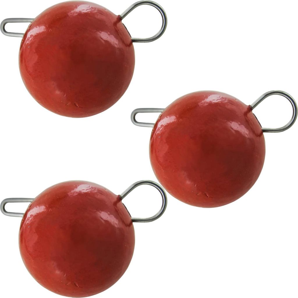 Jenzi Cheburashka Bleikopf-System Gewichte Rot 16g 3Stk