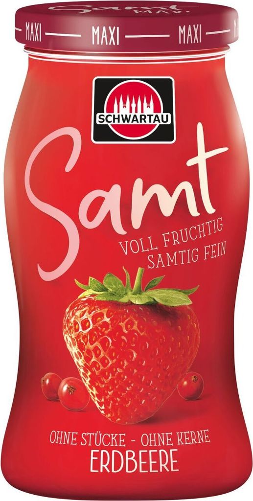 Schwartau Samt Erdbeere Maxiglas, 465g