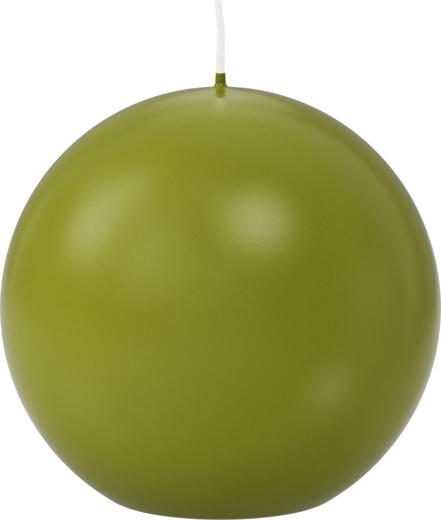 Kugelkerzen Grün Ø 100 mm, 6 Stück