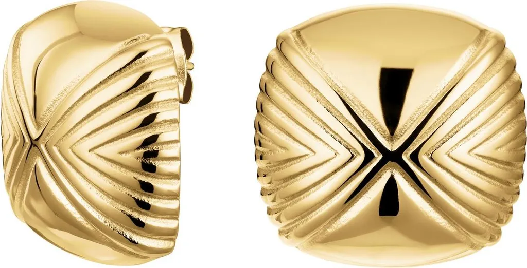Boucles d'oreilles dorées JEESG-J962 : Le bijou idéal pour le travail