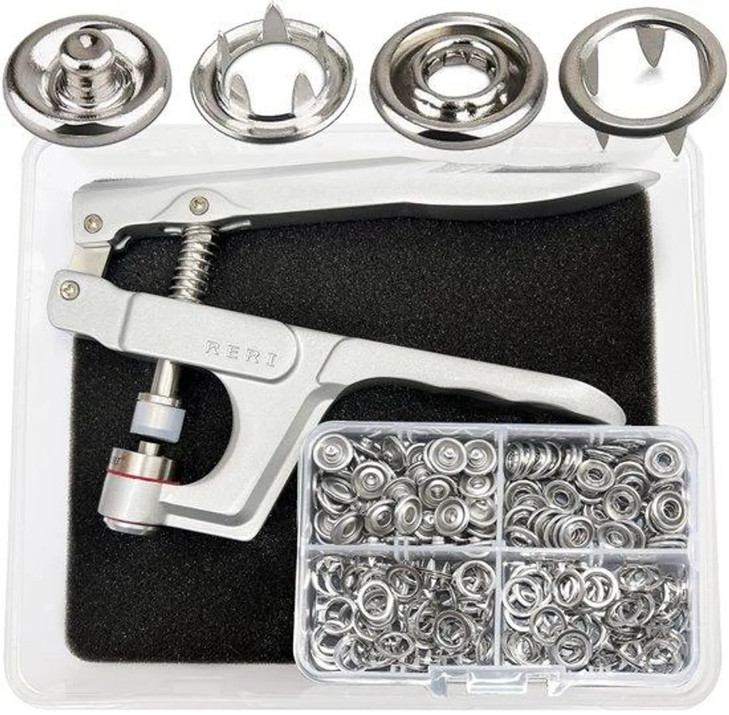 Boutons creux sans couture 10mm, attaches métalliques haute résistance