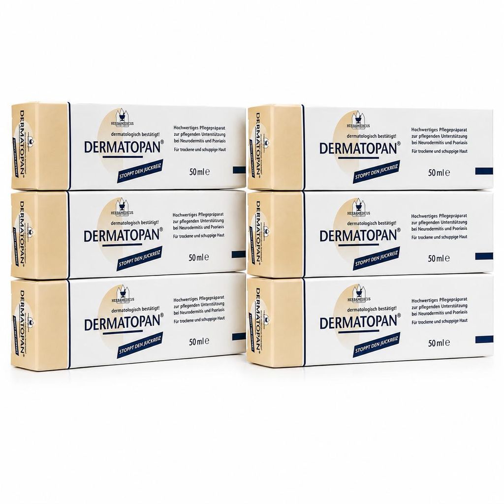 HERBAMEDICUS DERMATOPAN Creme – 6 x 50 ml Produktbild 