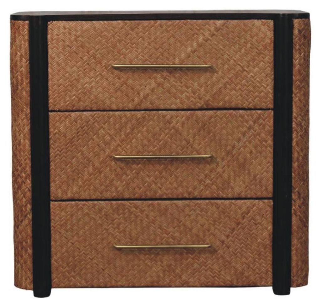 Artisan Furniture Massivholz-Kommode „Havana Weave“ mit 3 Schubladen