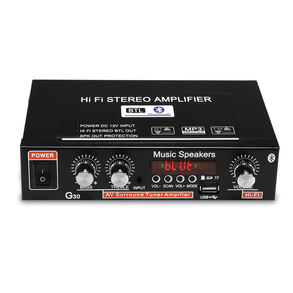 Digital Audio Endstufe HiFi Receiver Stereo Verstärker 20W 12V