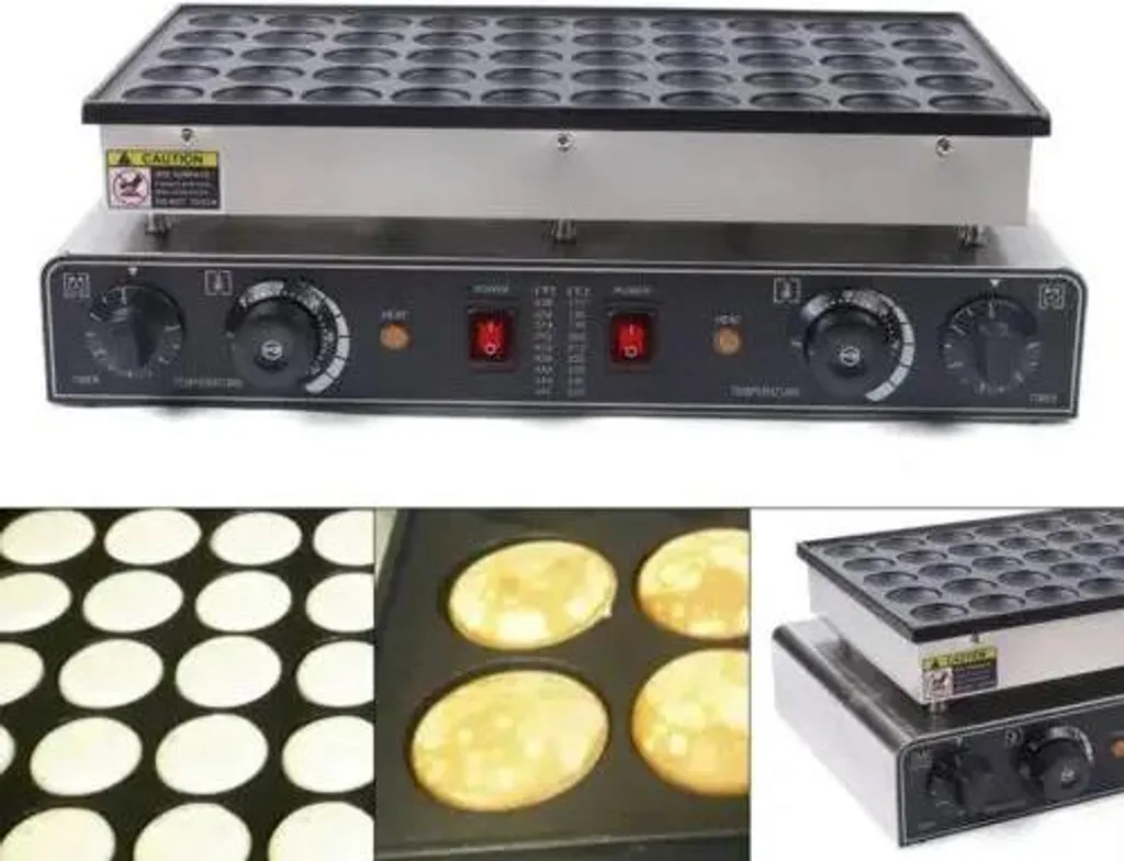 Machine poffertjes compacte 50 empreintes avec plaque antiadhésive - 8