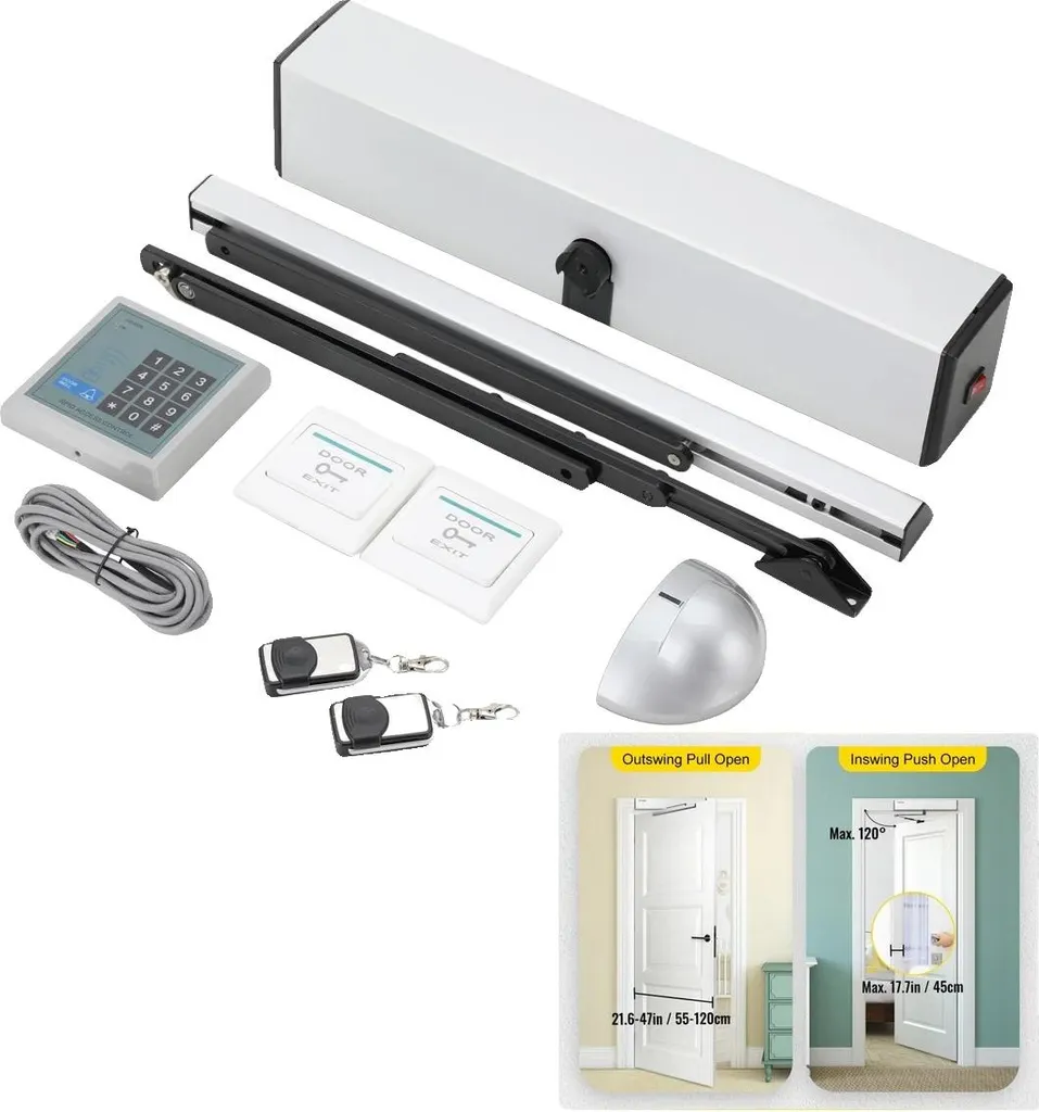 Ouvre-porte automatique inox : la solution pour portes lourdes 240V